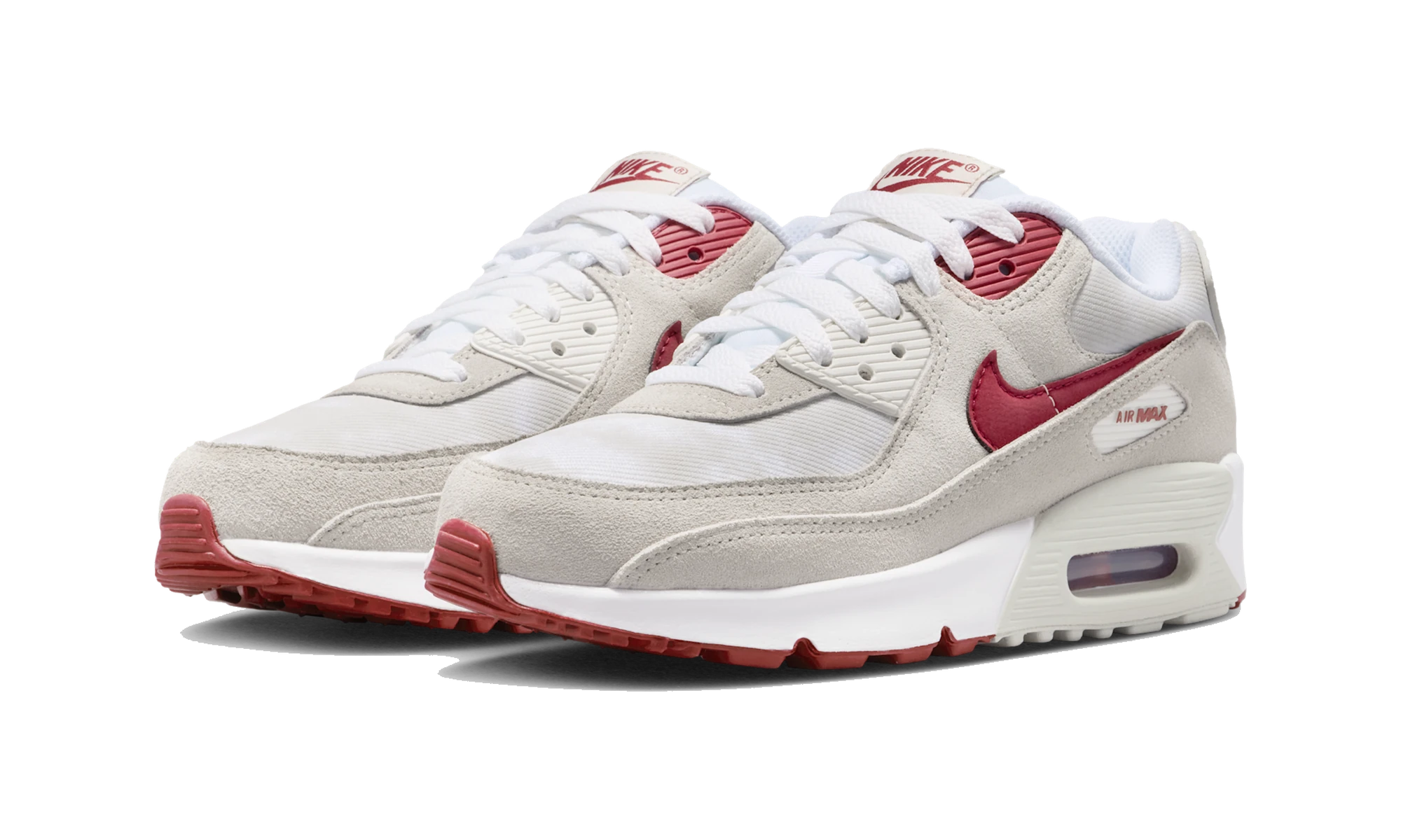 Nike Air Max 90 SE White Light Bone Crimson