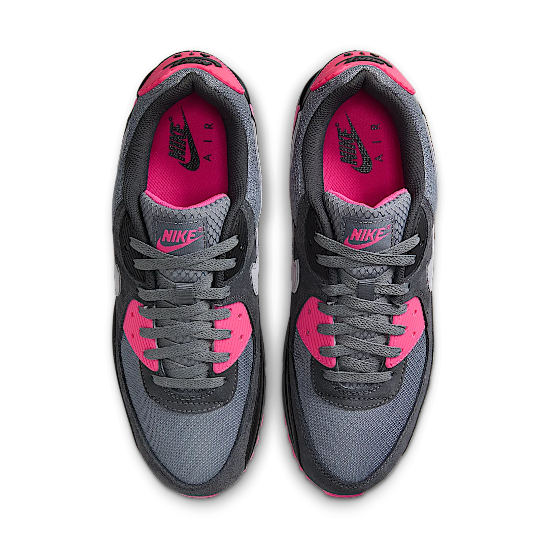 Nike Air Max 90 Wolf Grey Hyper Pink, Cool Grey/Wolf Grey-Hyper Pink-Black-Anthracite (DM0029-010)