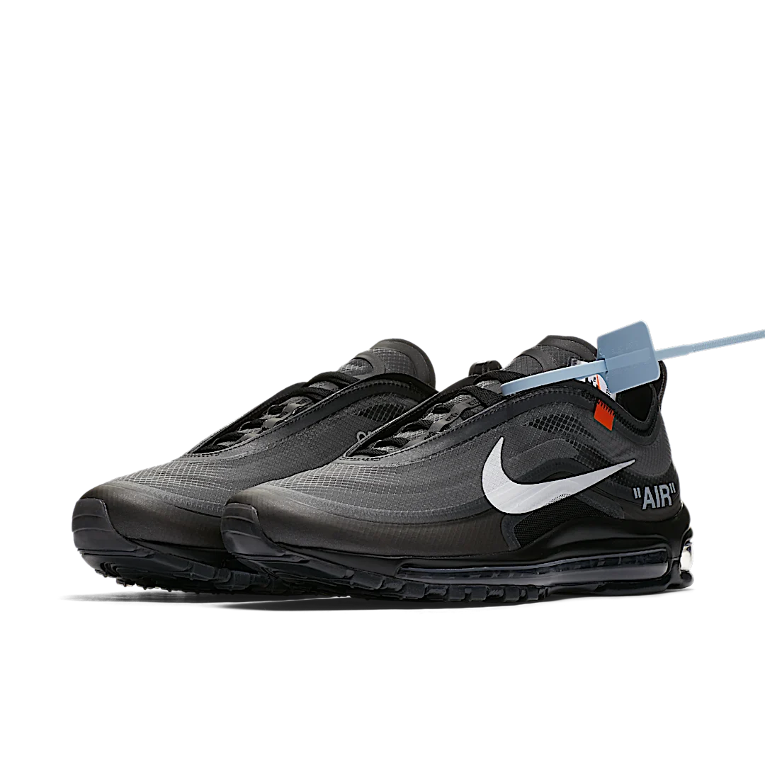 Nike Air Max 97 Off-White Black, Black/Cone-Black-White (AJ4585-001)