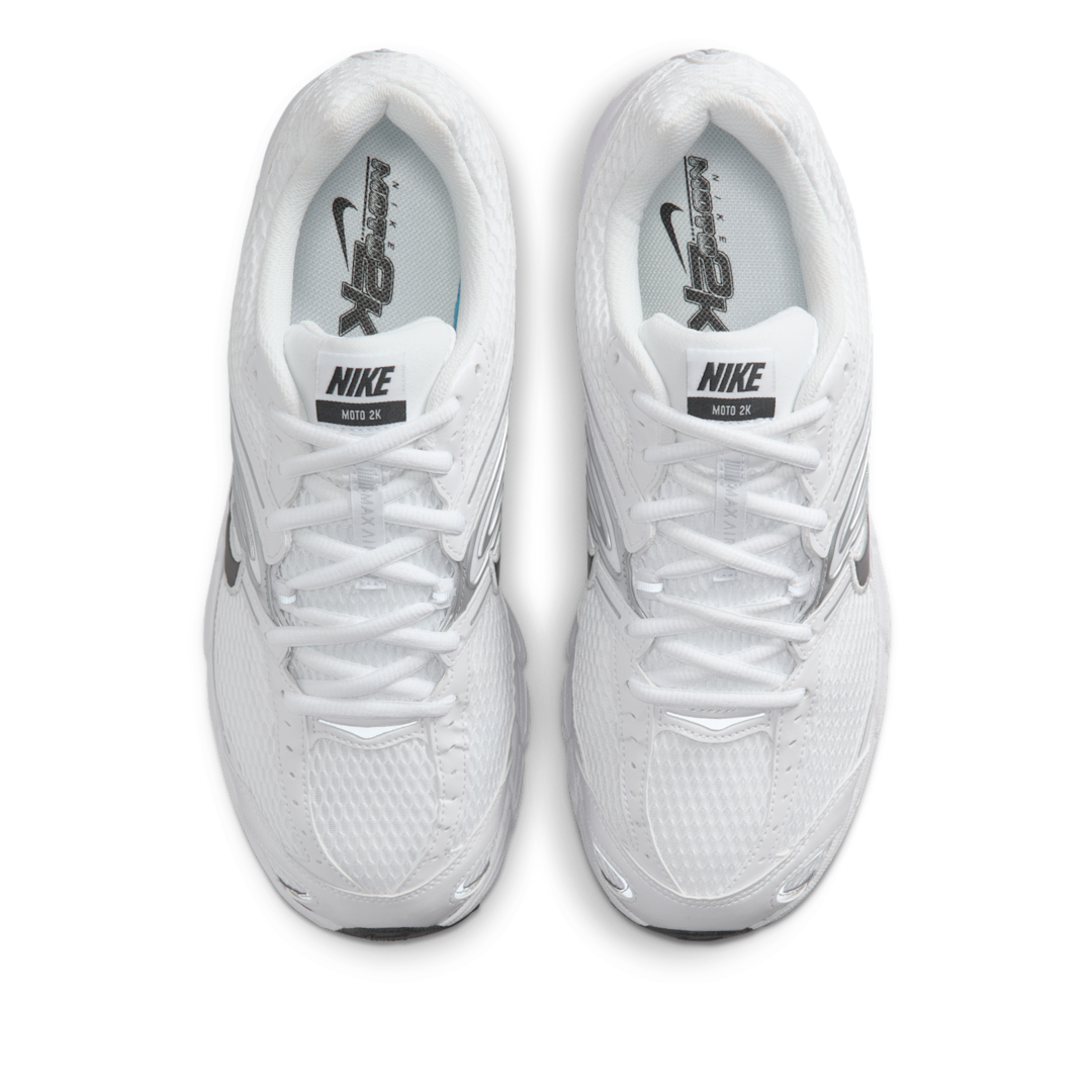 Nike Air Max Moto 2K White Metallic Silver Black, White/Metallic Silver/Photon Dust/Black (IO9279-100)