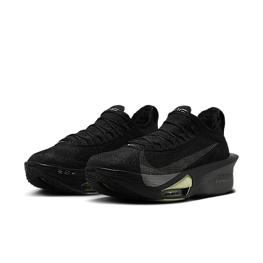Nike Air Zoom Alphafly Next% 3 Black Olive Aura, Black/Metallic Medium Ash/Olive Aura (HV6350-001)