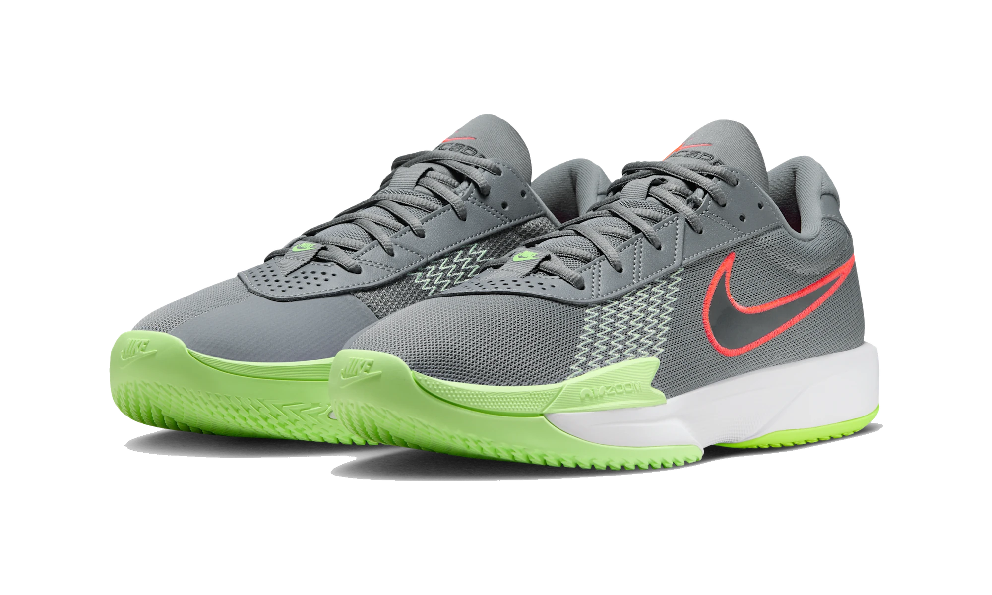 Nike Air Zoom GT Cut Academy Smoke Grey Barely Volt Crimson