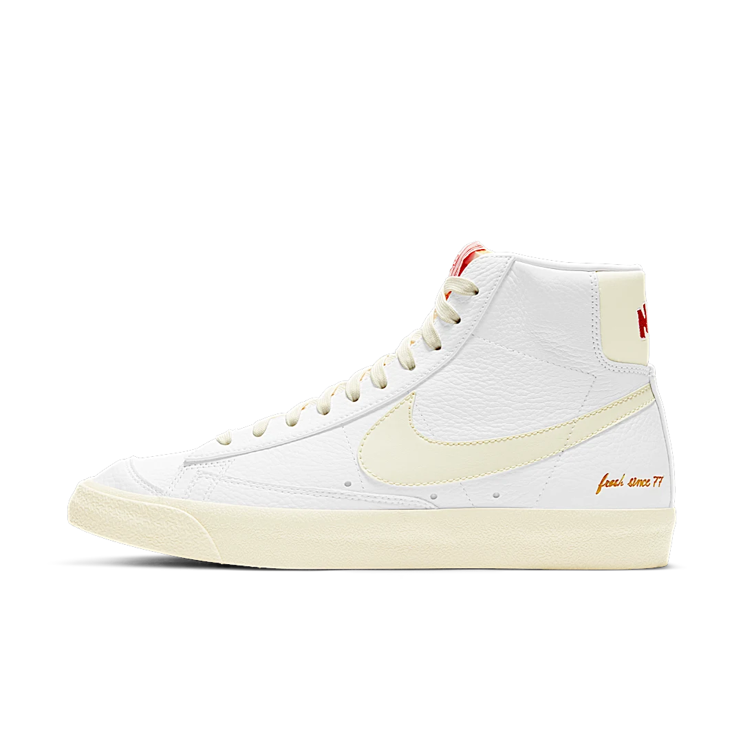 Nike Blazer Mid 77 Vintage Popcorn, White/Coconut Milk/Coconut Milk (CW6421-100)