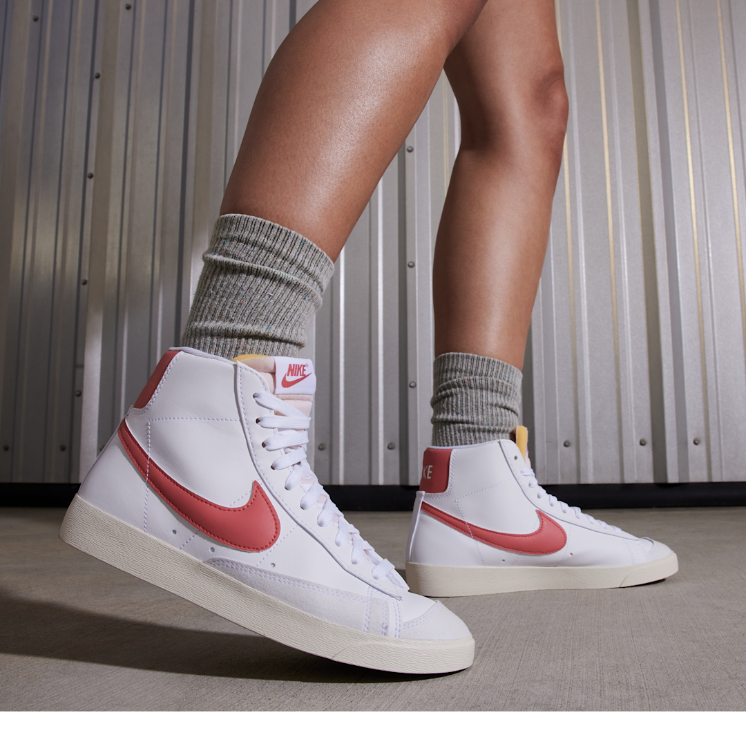 Nike Blazer Mid 77 White Adobe Red Stardust Sail - Sneak