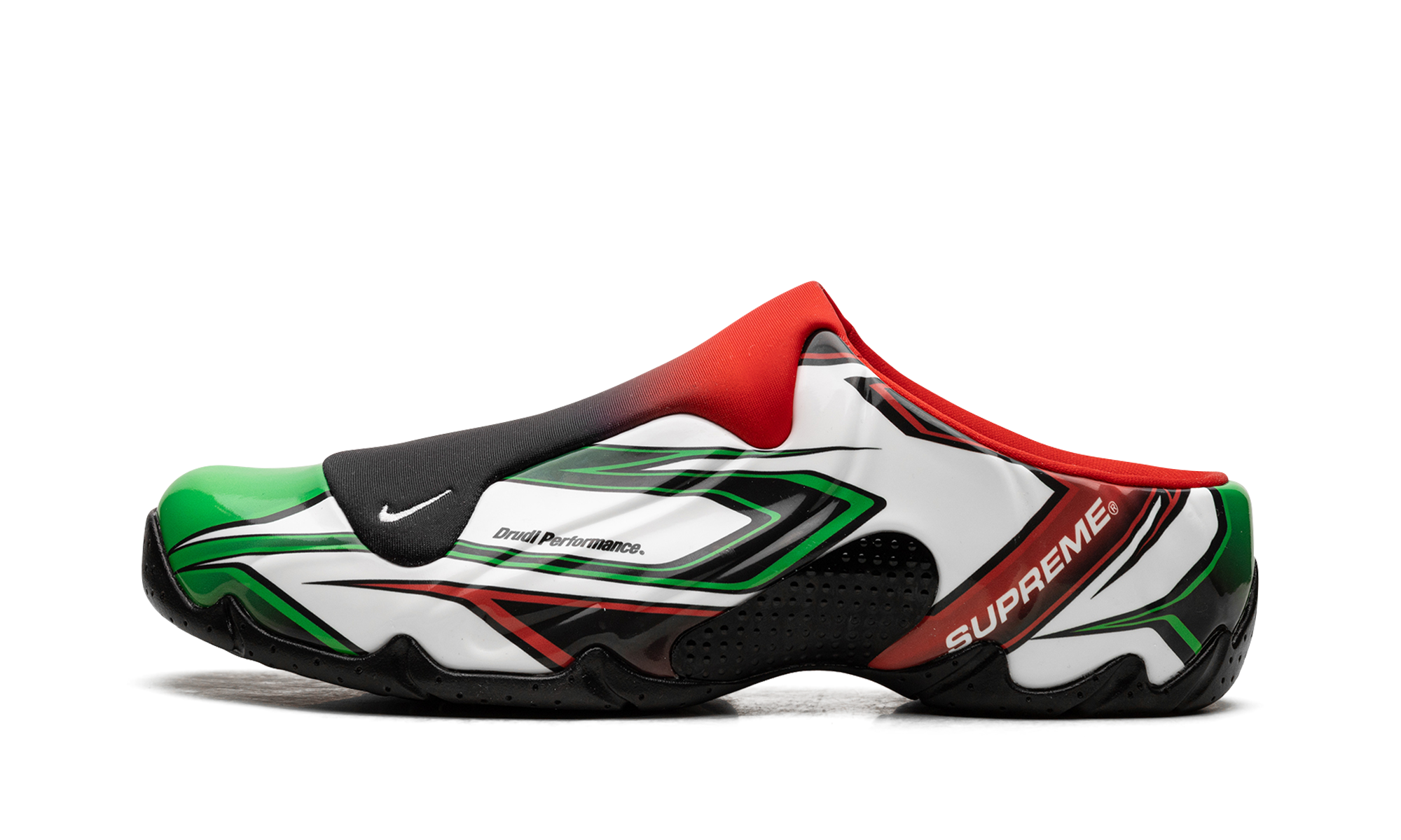 Nike Clogposite Supreme White Gym Red Green