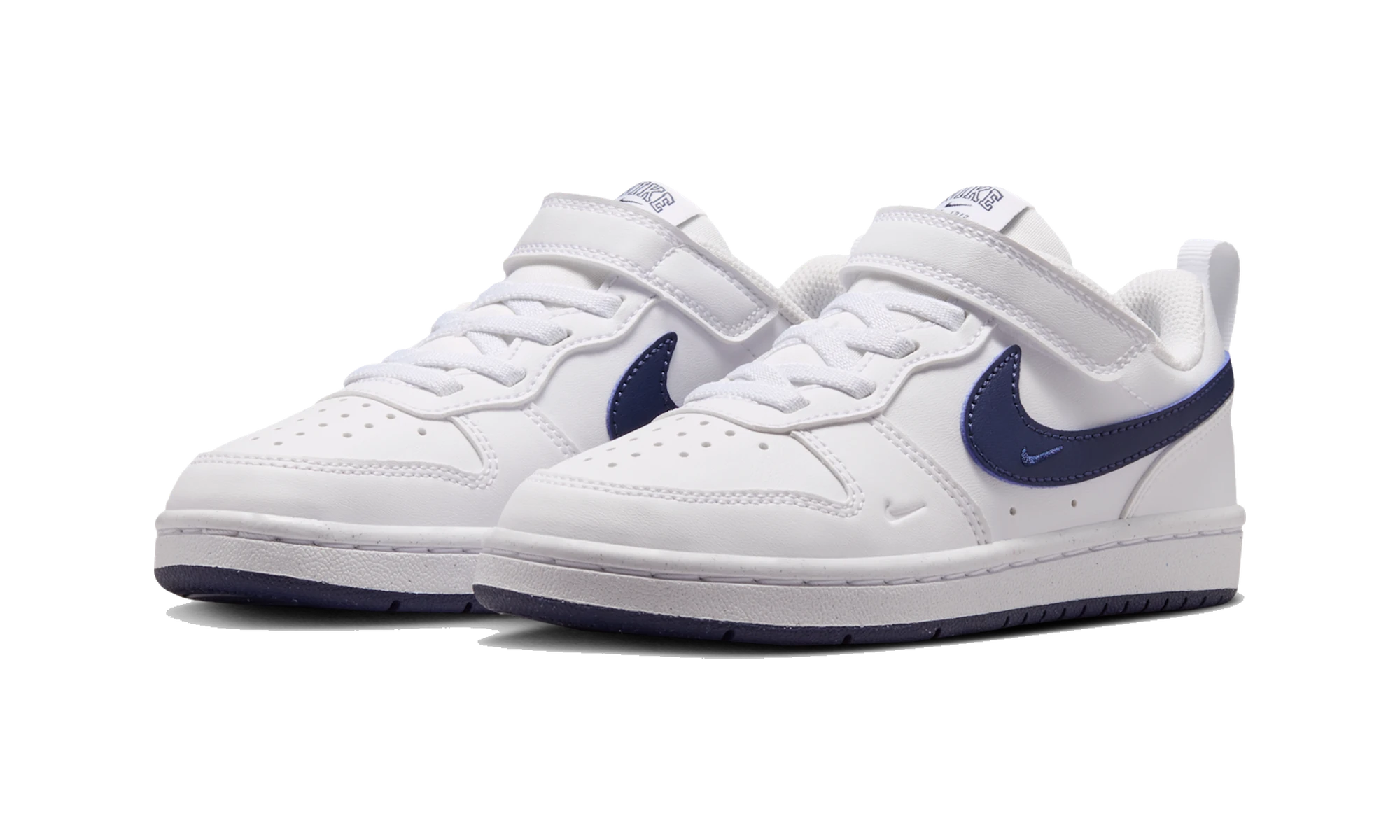 Nike Court Borough Low PS White Midnight Navy