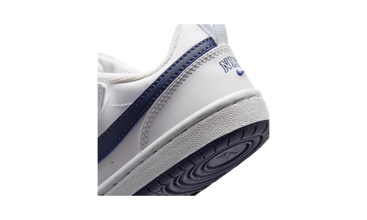 Nike Court Borough Low PS White Midnight Navy