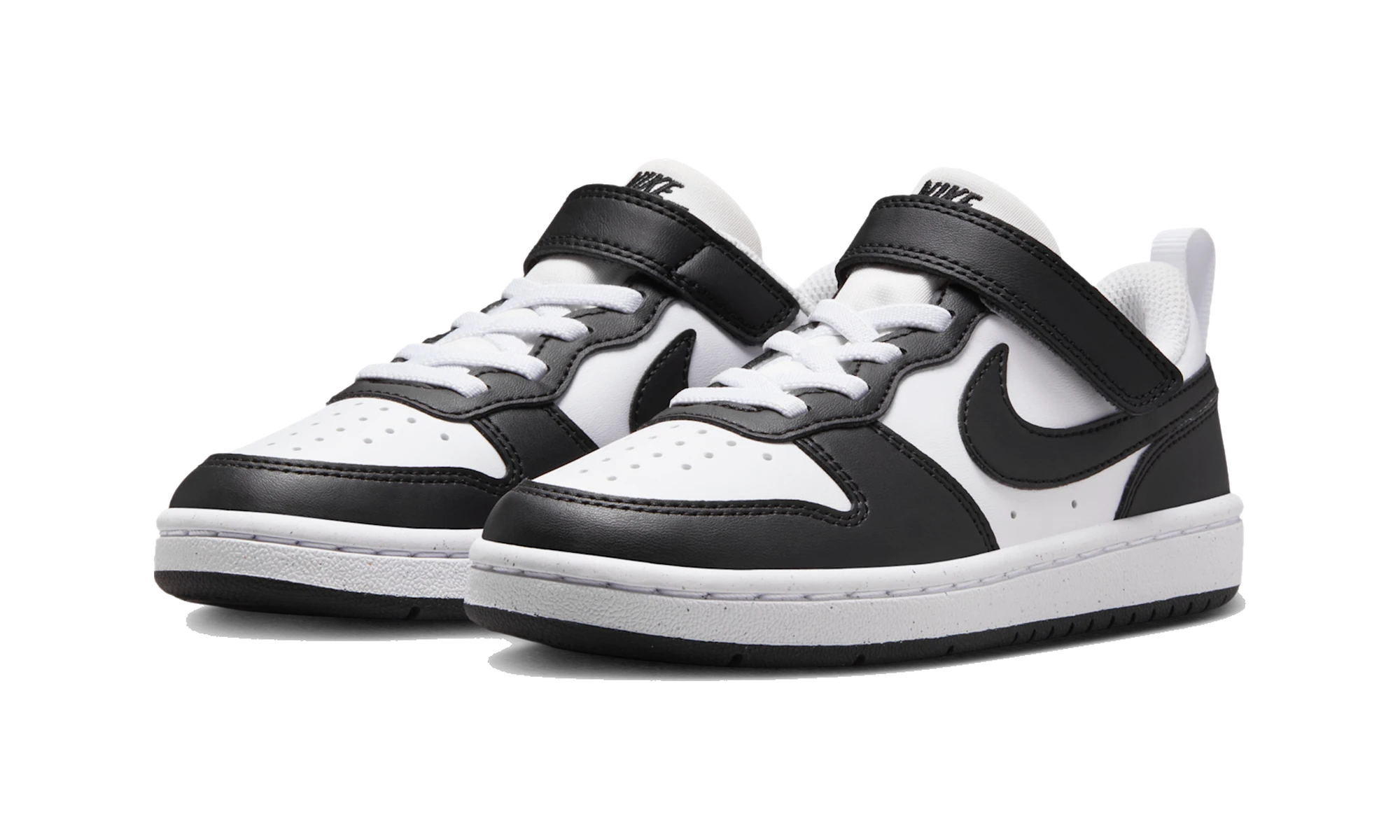 Nike Court Borough Low Recraft Black White (PS)