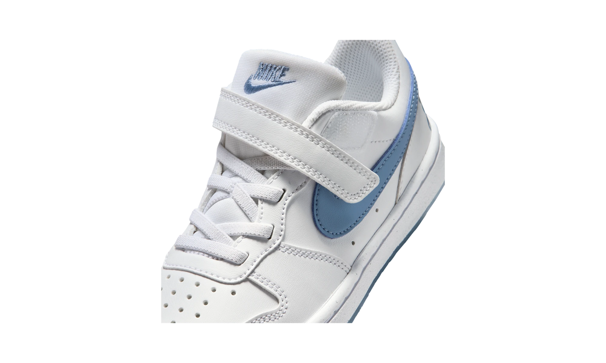 Nike Court Borough Low White Work Blue (PS)