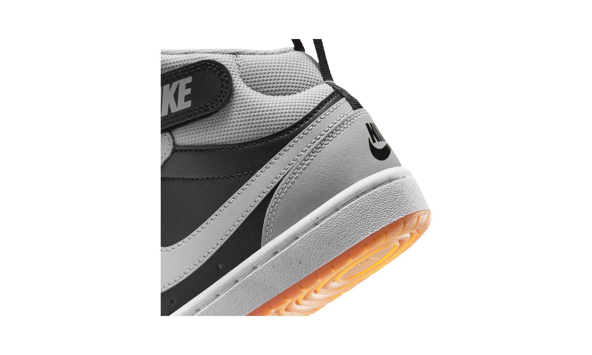 Nike Court Borough Mid 2 Black Light Smoke Grey Gum