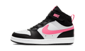 Nike Court Borough Mid 2 Black White Sunset Pulse (PS)