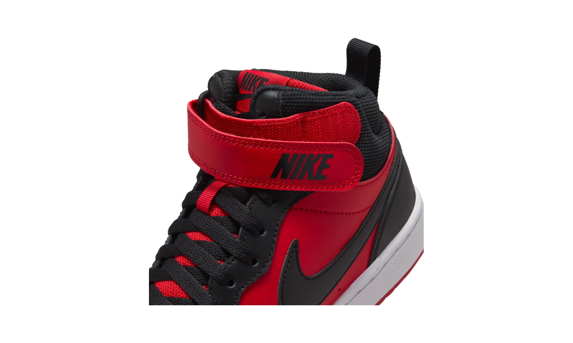 Nike Court Borough Mid 2 University Red White Black