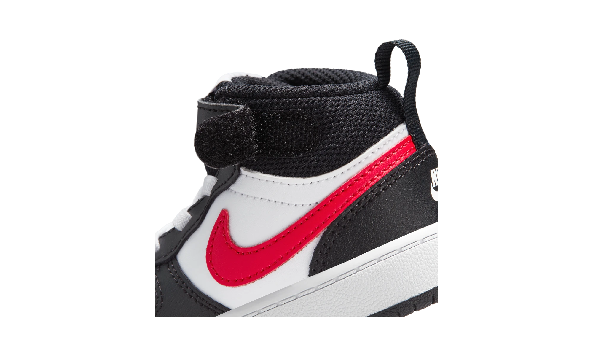 Nike Court Borough Mid 2 White Black University Red (TD)