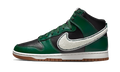 Nike Dunk High Chenille Swoosh Black Green