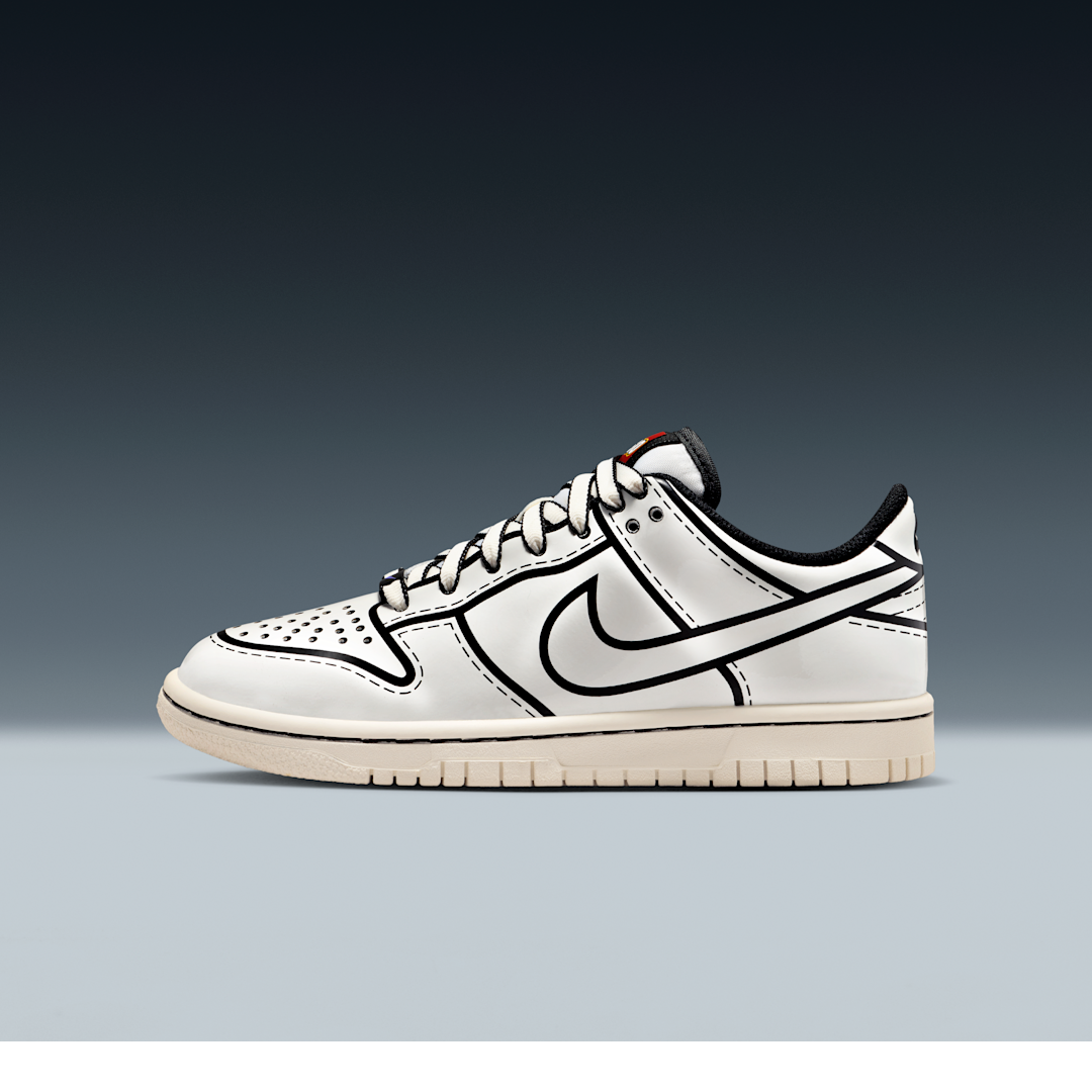 Nike Dunk Low LEGO Sail, Sail/Sail/Black/Rush Red (IF2117-100)