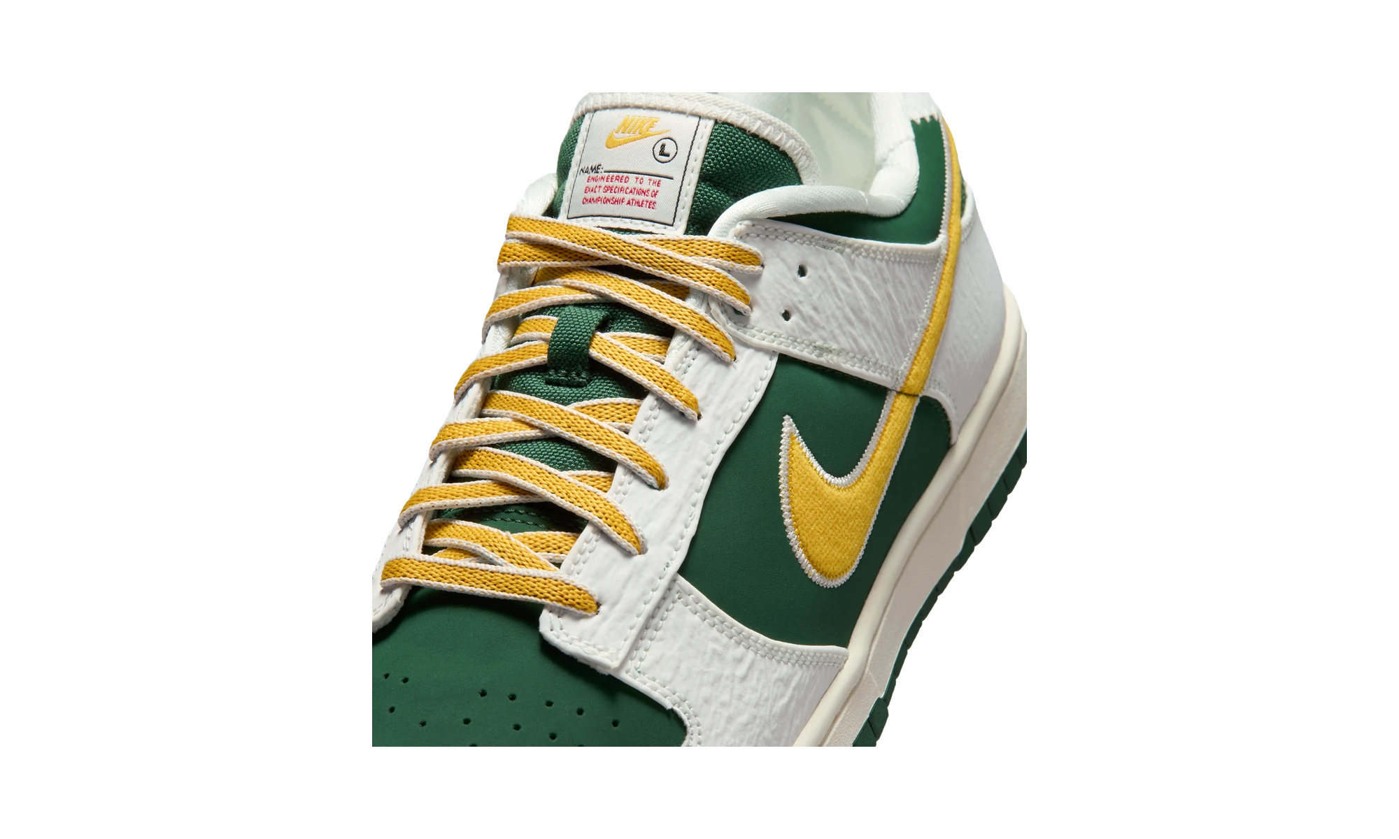 Nike Dunk Low Retro Varsity Jacket Sail Fir University Gold