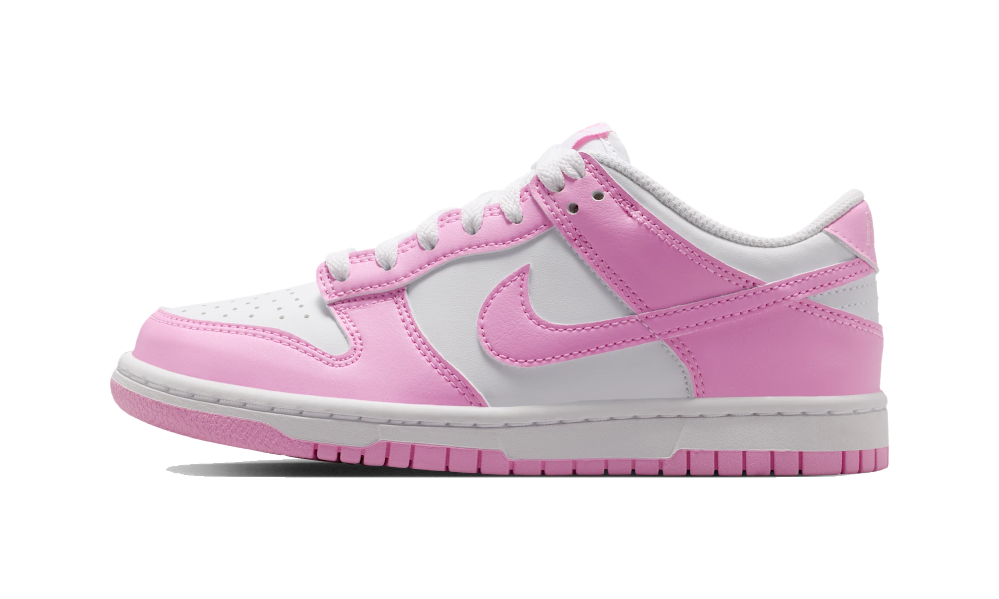 Nike Dunk Low White Pink Rise