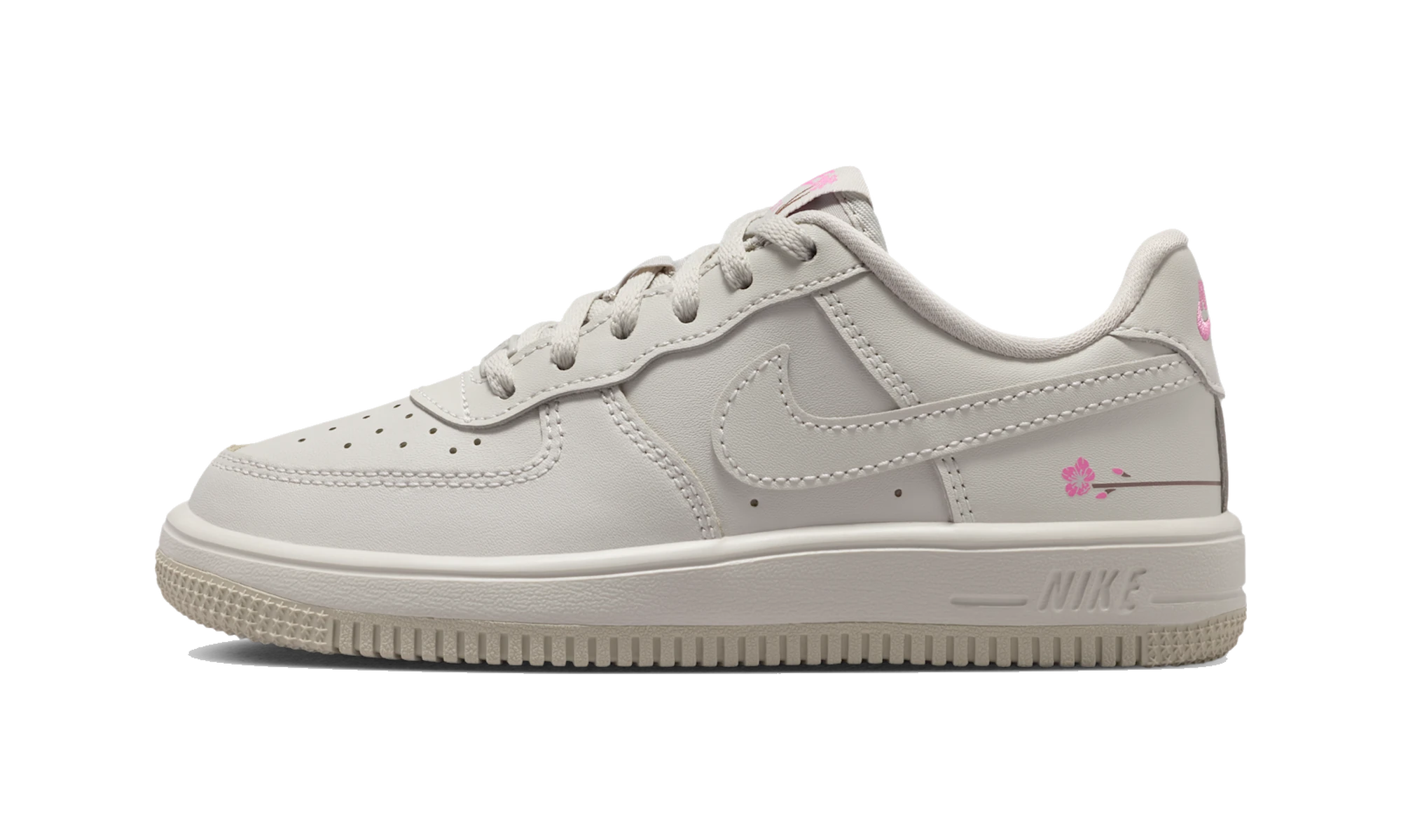 Nike Force 1 Low Light Bone Playful Pink (PS)