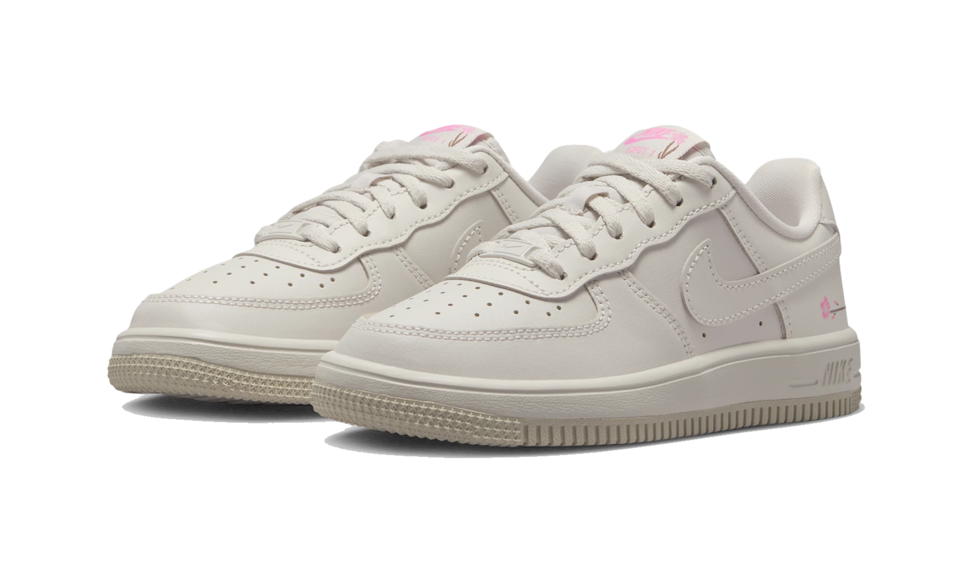 Nike Force 1 Low Light Bone Playful Pink (PS)