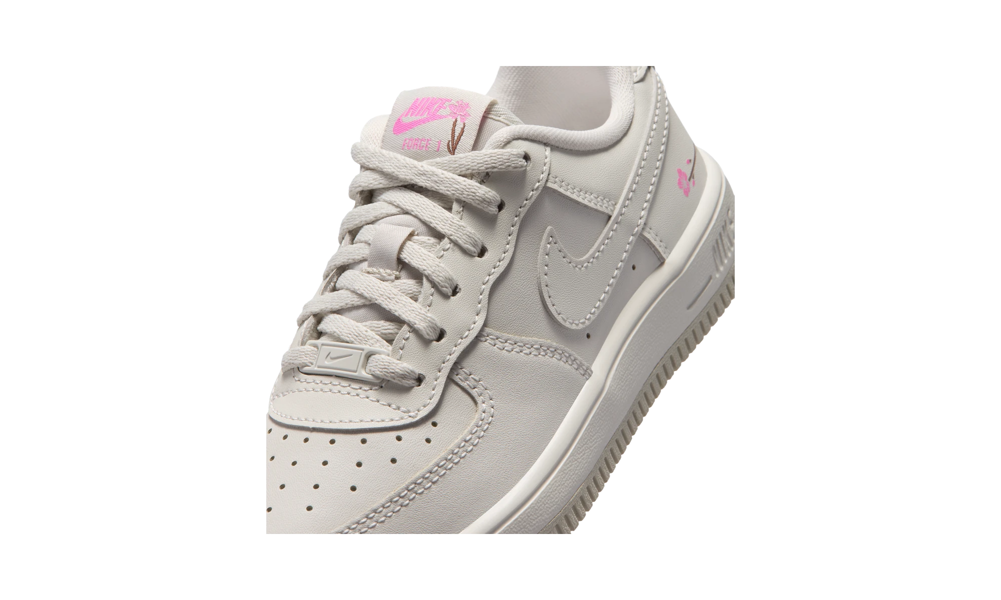 Nike Force 1 Low Light Bone Playful Pink (PS)
