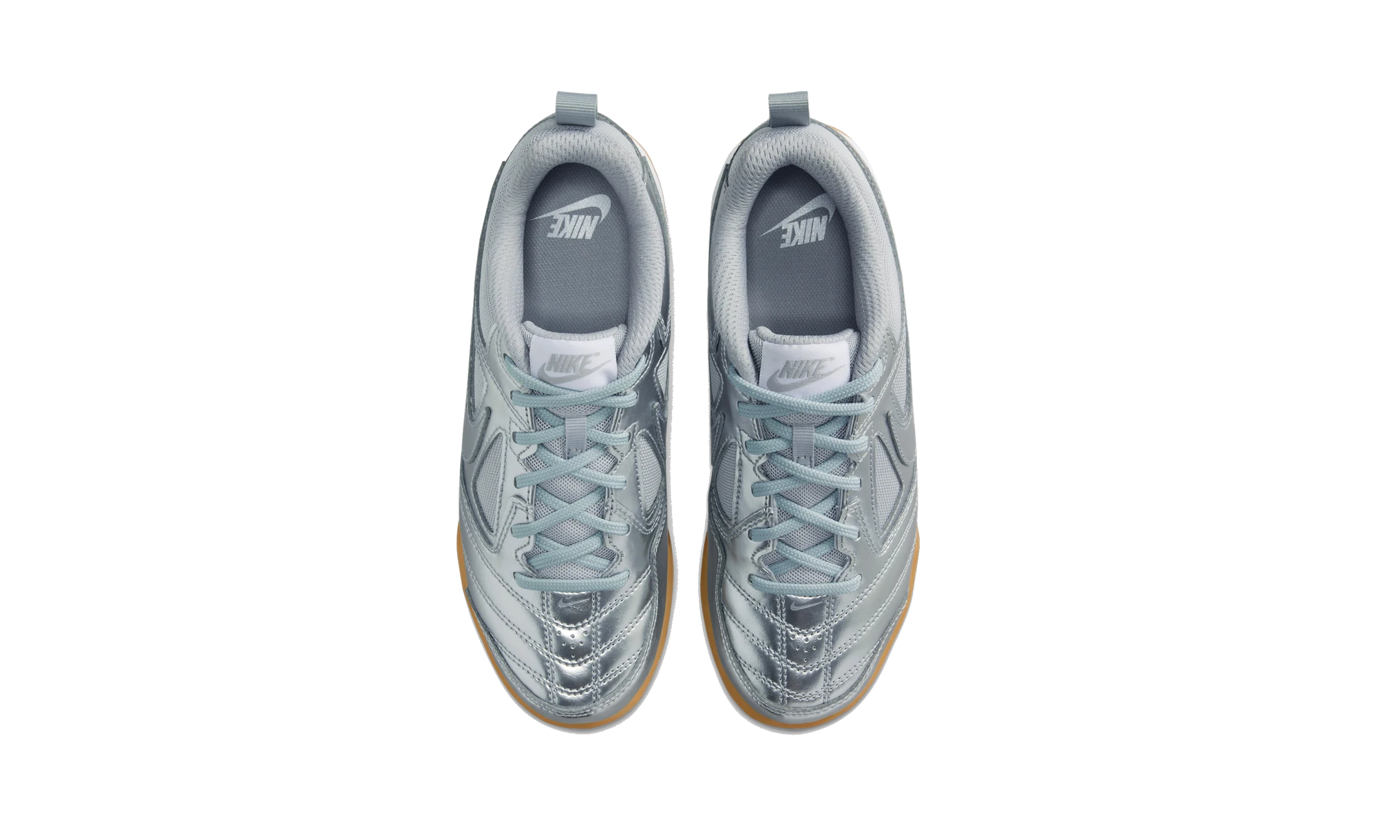 Nike Gato LV8 Metallic Silver White Gum Light Brown