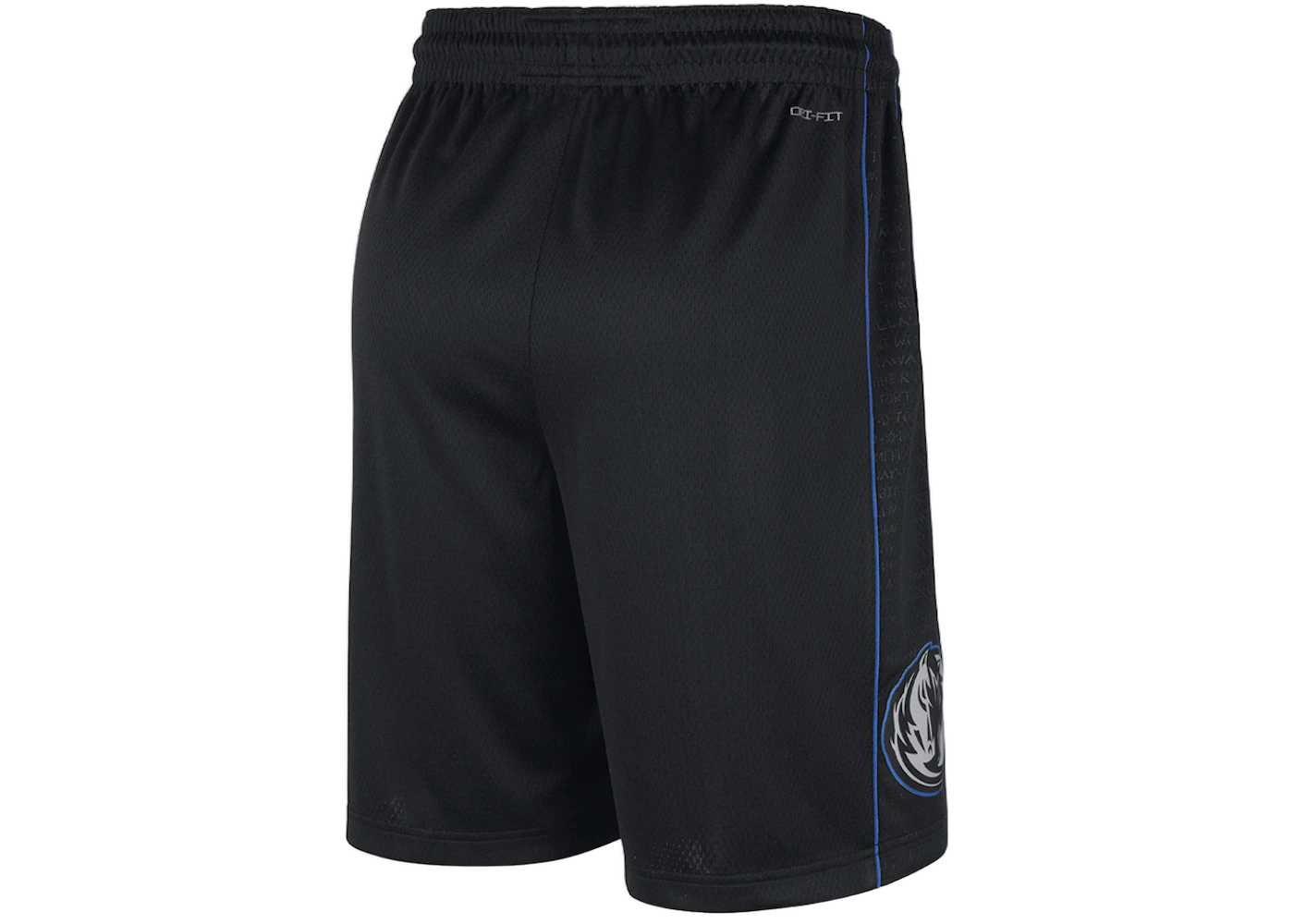 Nike NBA Dallas Mavericks Swingman City Edition Dri-Fit Shorts Black
