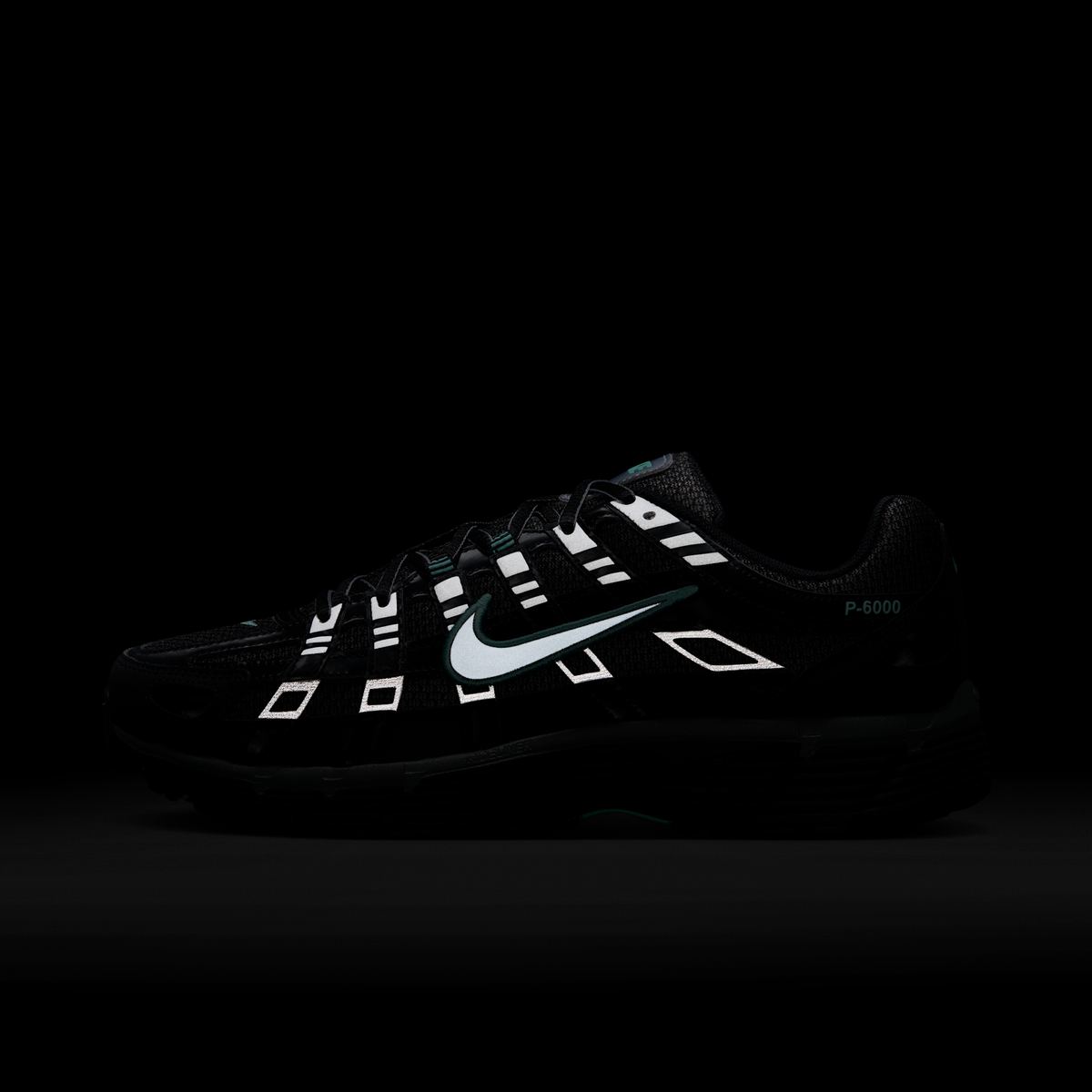 Nike P-6000 Black Hyper Turquoise Cool Grey