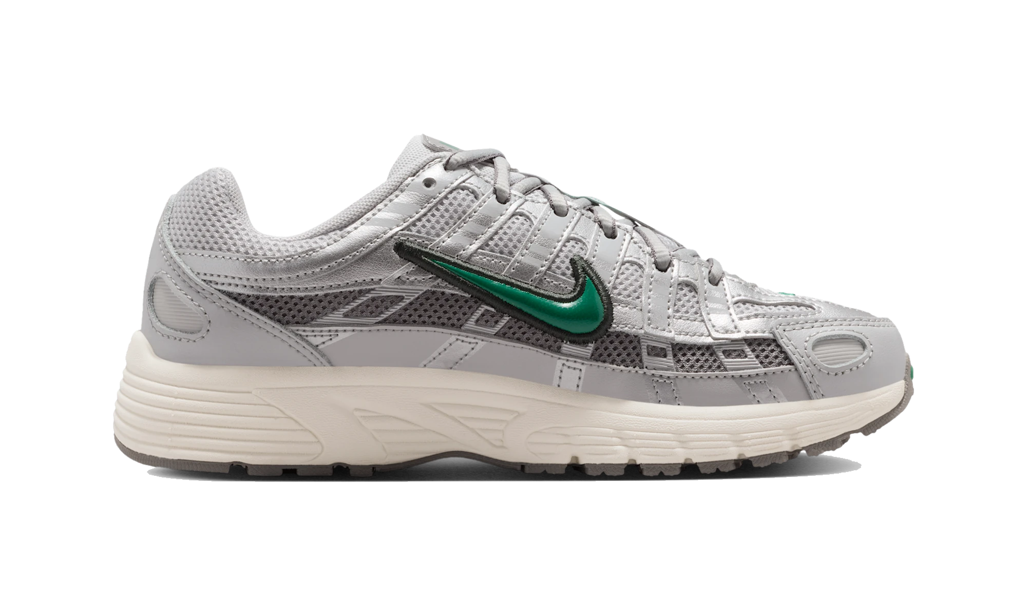 Nike P-6000 Grey Fog Silver Malachite