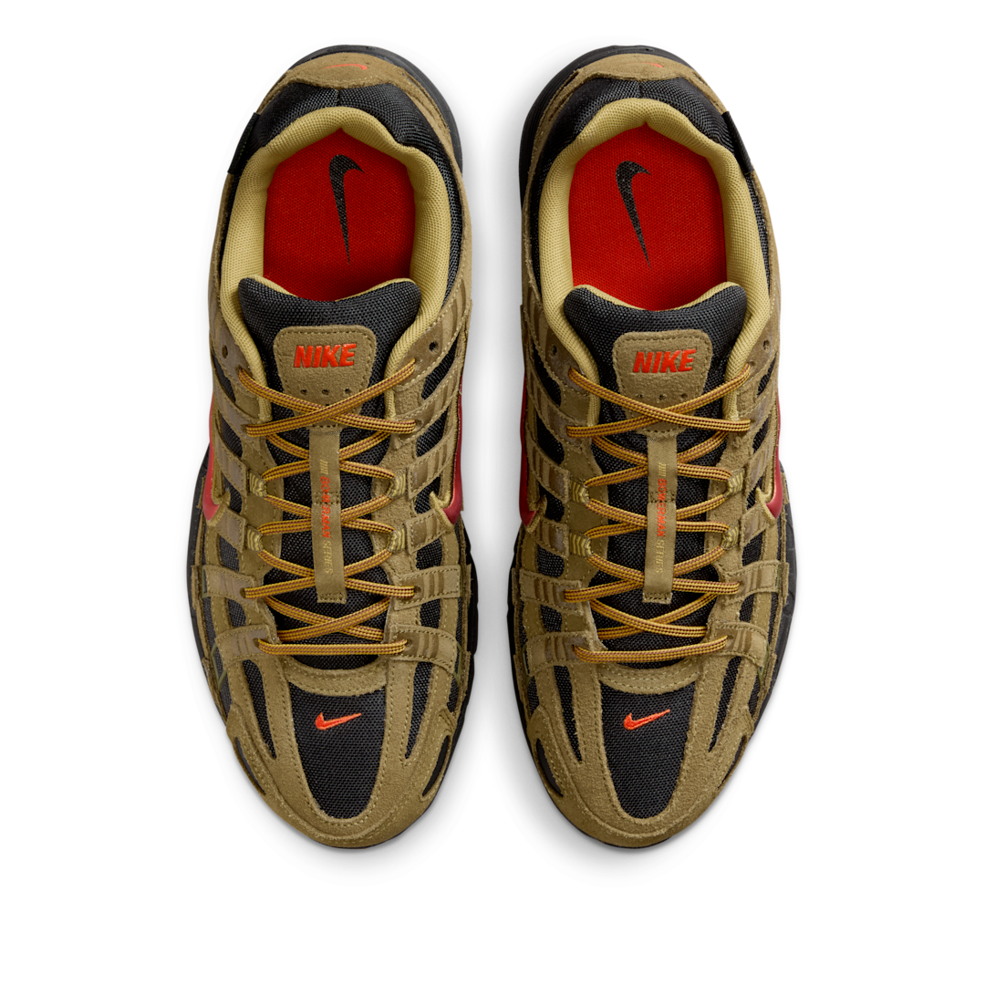 Nike P-6000 Premium Cordura Olive Flak Black Picante Red, Olive Flak/Black/Quantum Moss/Picante Red (IH0946-300)