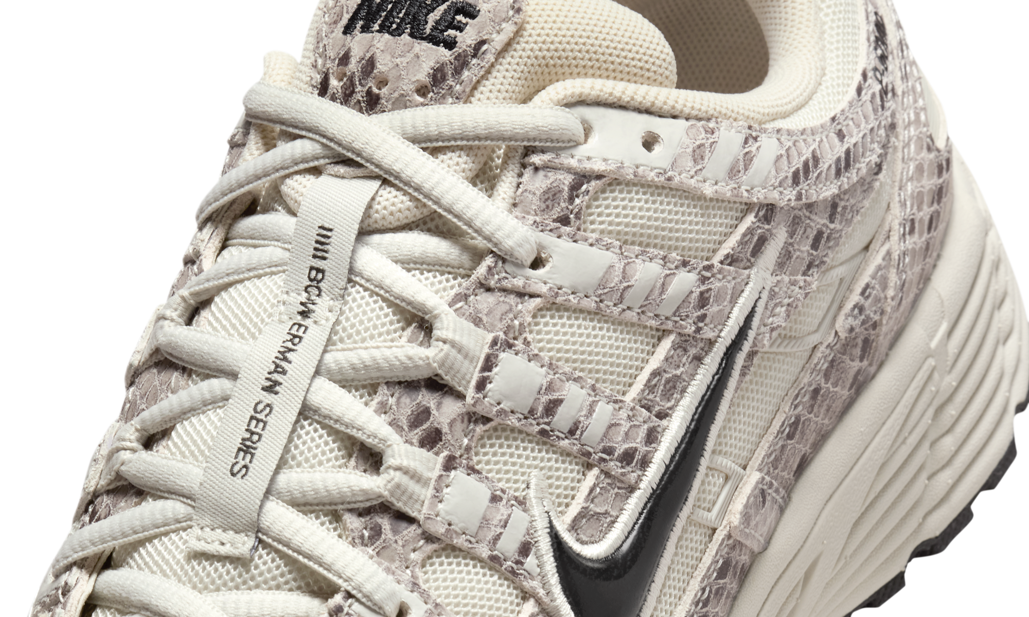 Nike P-6000 SE Snakeskin Light Bone Black