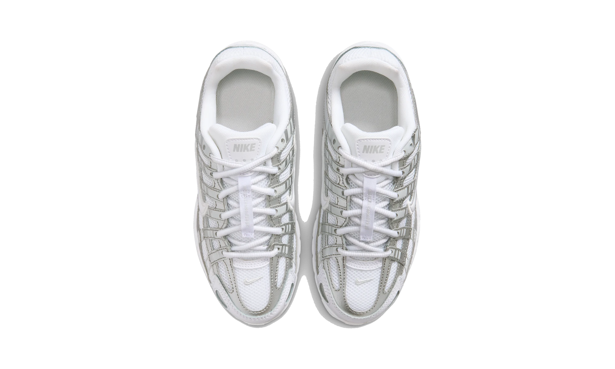 Nike P-6000 White Silver