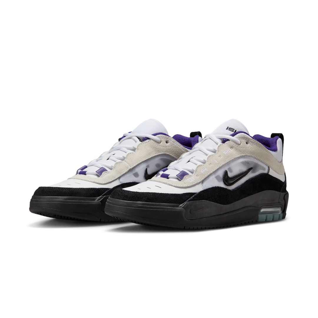 Nike SB Air Max Ishod White Black Court Purple, White/Black-Court Purple (FB2393-104)