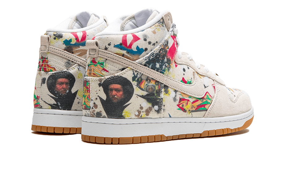 Nike SB Dunk High Supreme Rammellzee, White/White-Multi-Color (FD8779-100)