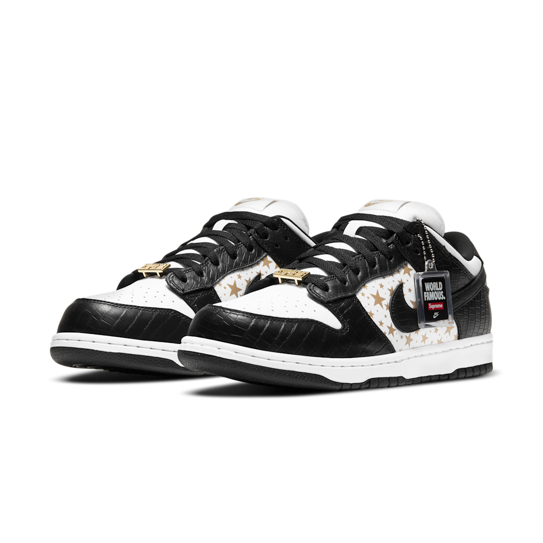 Nike SB Dunk Low Supreme Stars Black (2021) - Sneak