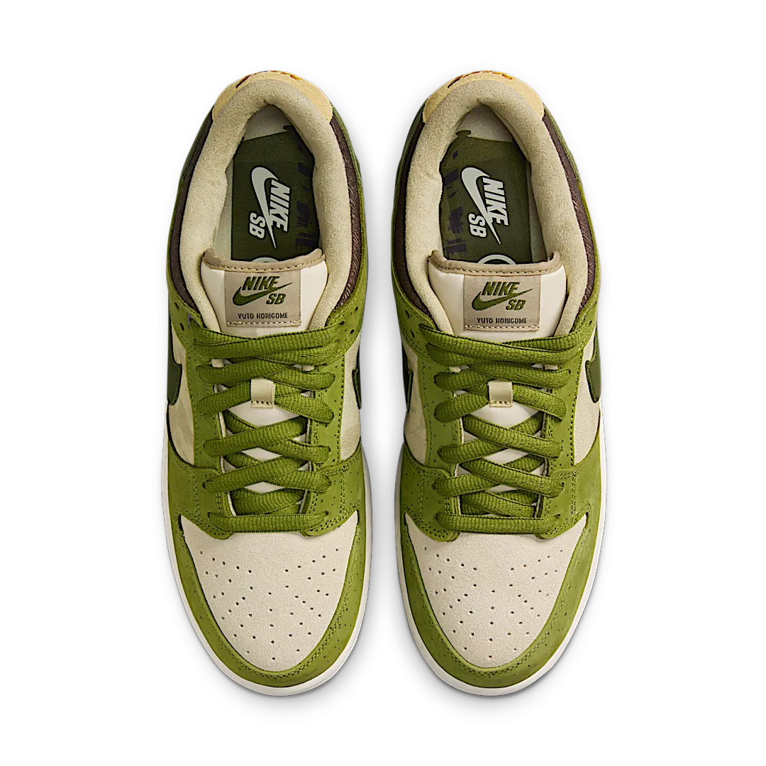 Nike SB Dunk Low Yuto Horigome Matcha, Asparagus/Legion Green/Light Khaki/Dark Loden/Sesame/Burnt Sienna (HF8022-300)