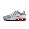 Nike Shox NZ White Red Metallic Silver