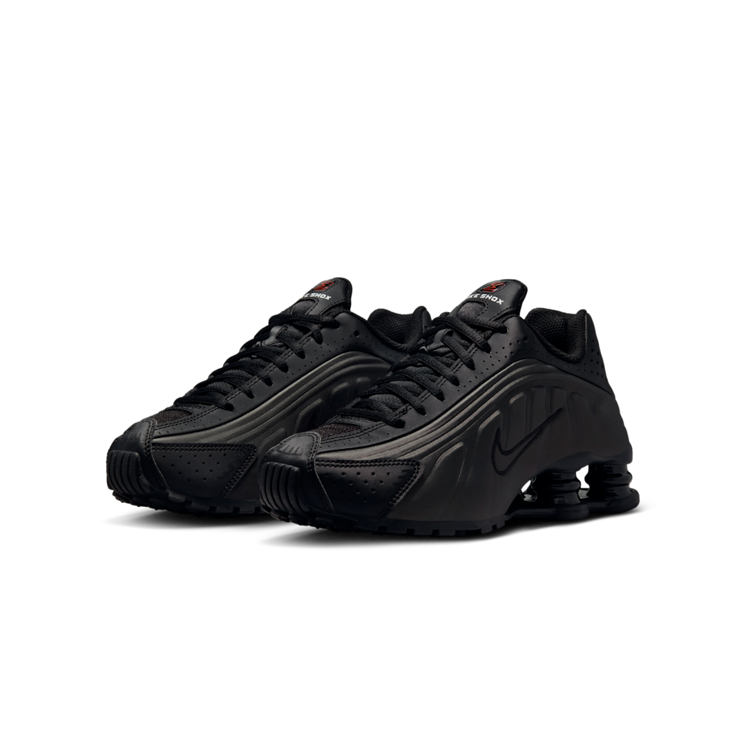 Nike Shox R4 Black Bright Crimson, Black/Black/Bright Crimson/Black (CW2626-003)