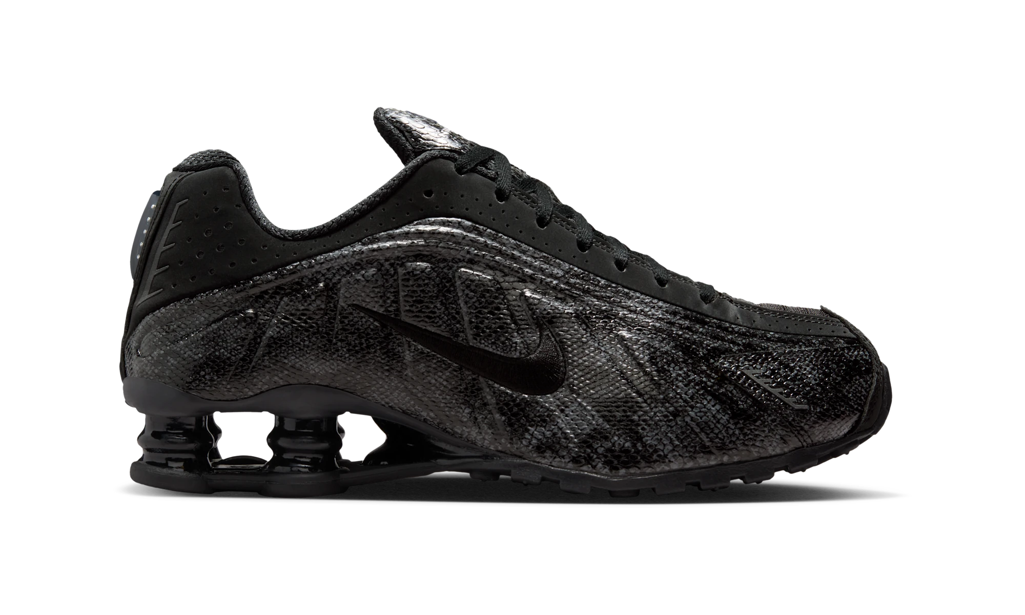 Nike Shox R4 Black Snakeskin