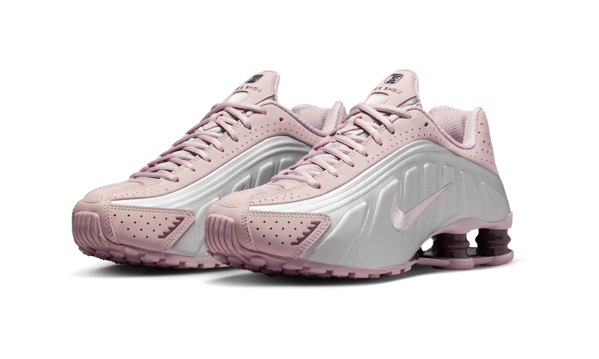 Nike Shox R4 Particle Rose Tattoo Silver