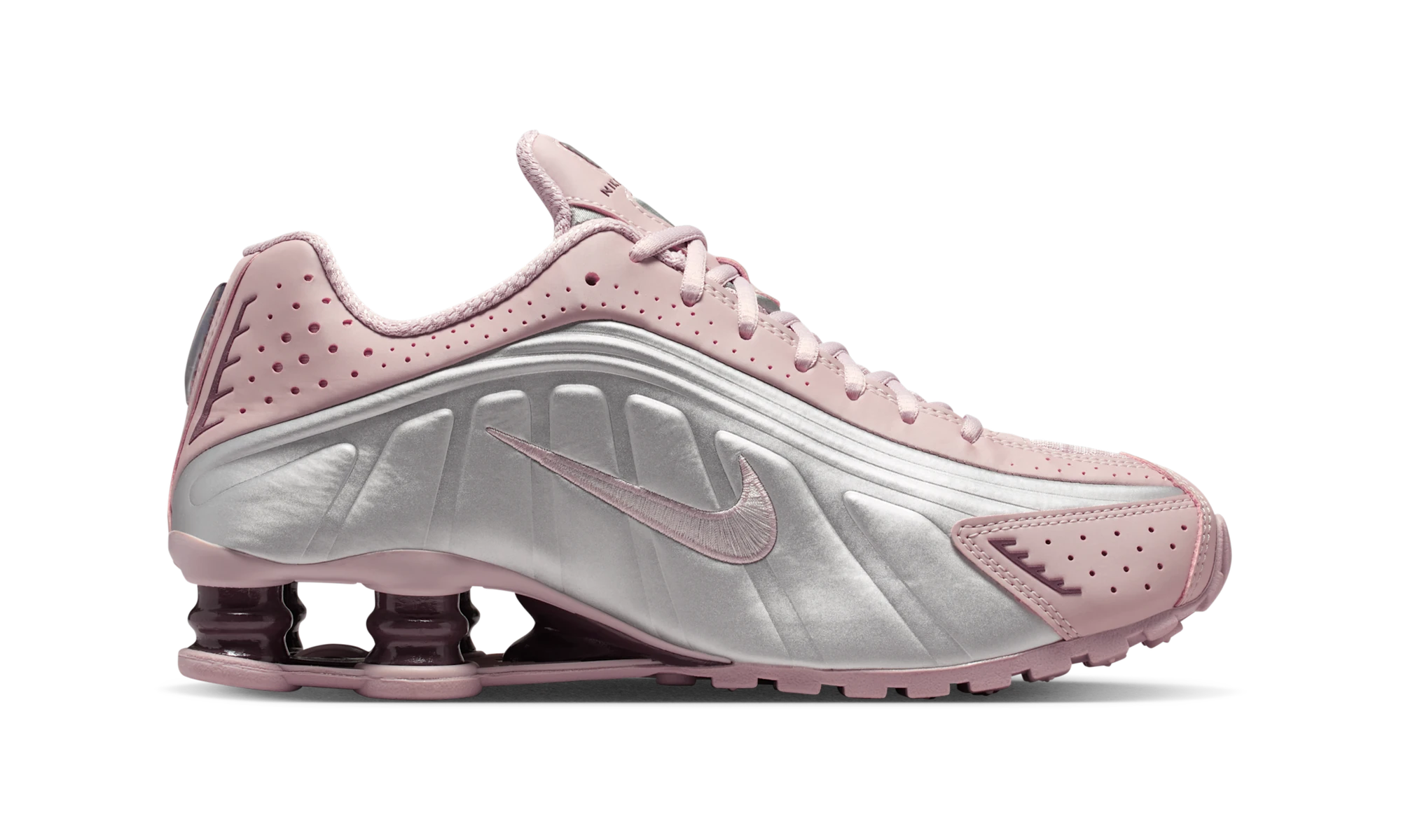 Nike Shox R4 Particle Rose Tattoo Silver