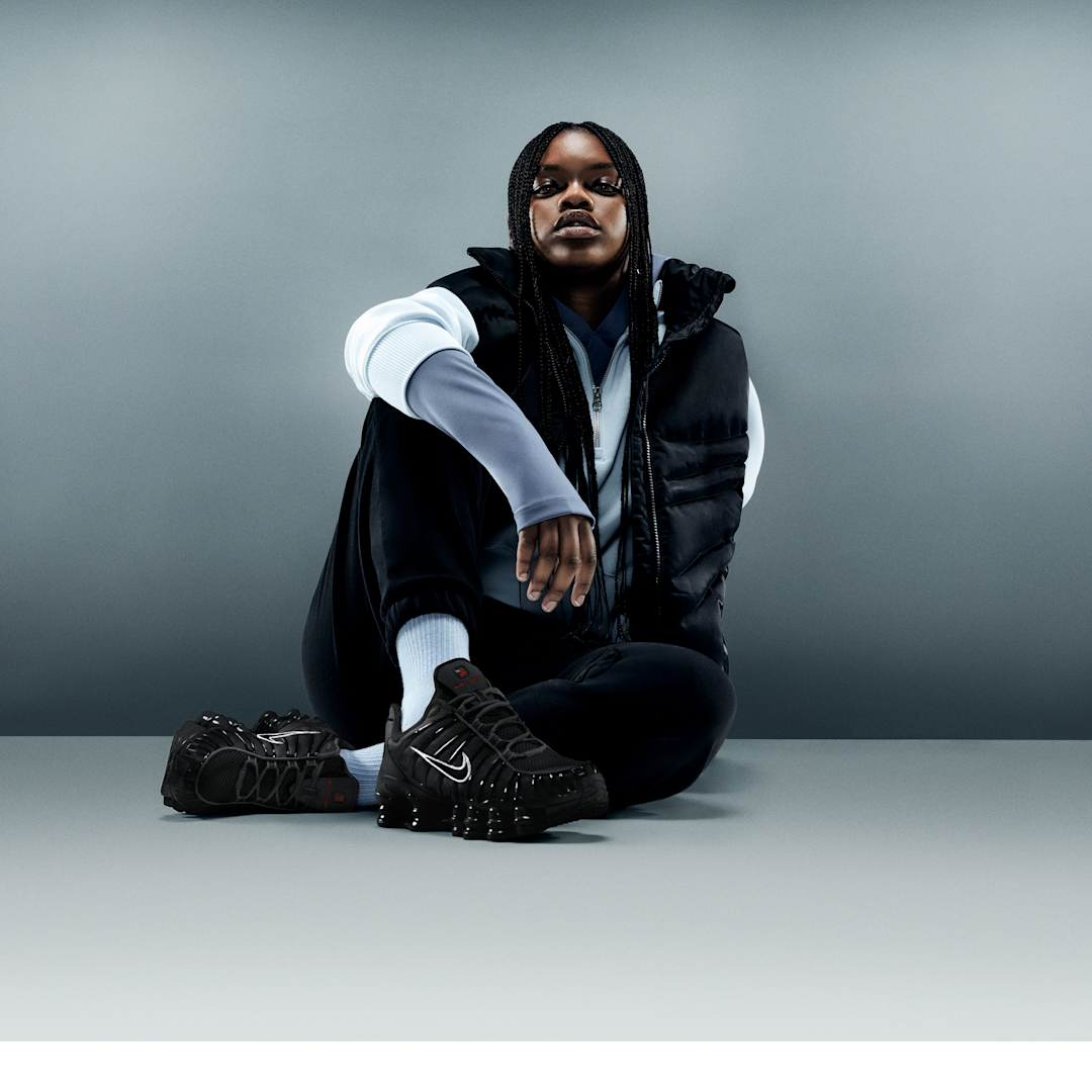 Nike Shox TL Black, Black/Metallic Hematite/Max Orange/Black (IO4645-001)