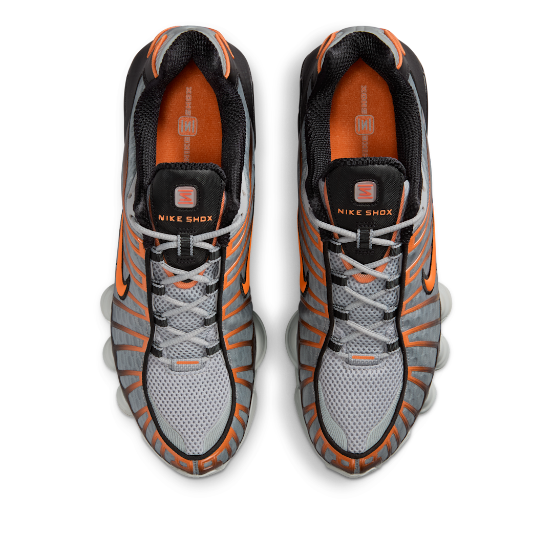 Nike Shox TL Light Smoke Grey Black Bright Mandarin, Light Smoke Grey/Black/Bright Mandarin (AV3595-011)
