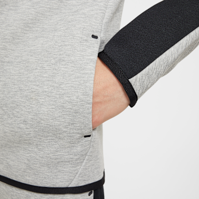 Nike Sportswear Tech Fleece Older Kids' Full-Zip Hoodie Dark Grey Heather/Black/Black/Black