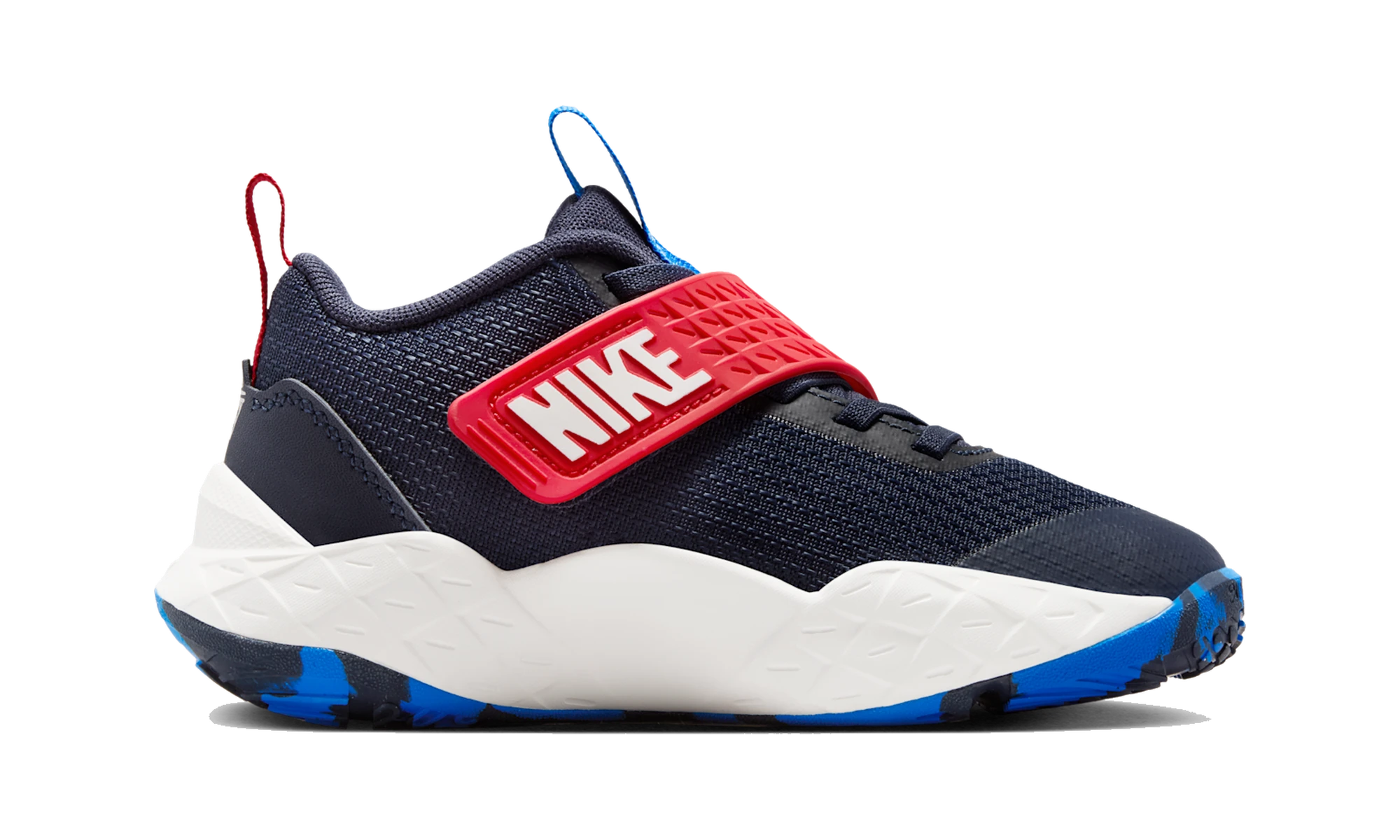 Nike Team Hustle D 12 Team Navy University Red Sail (PS)