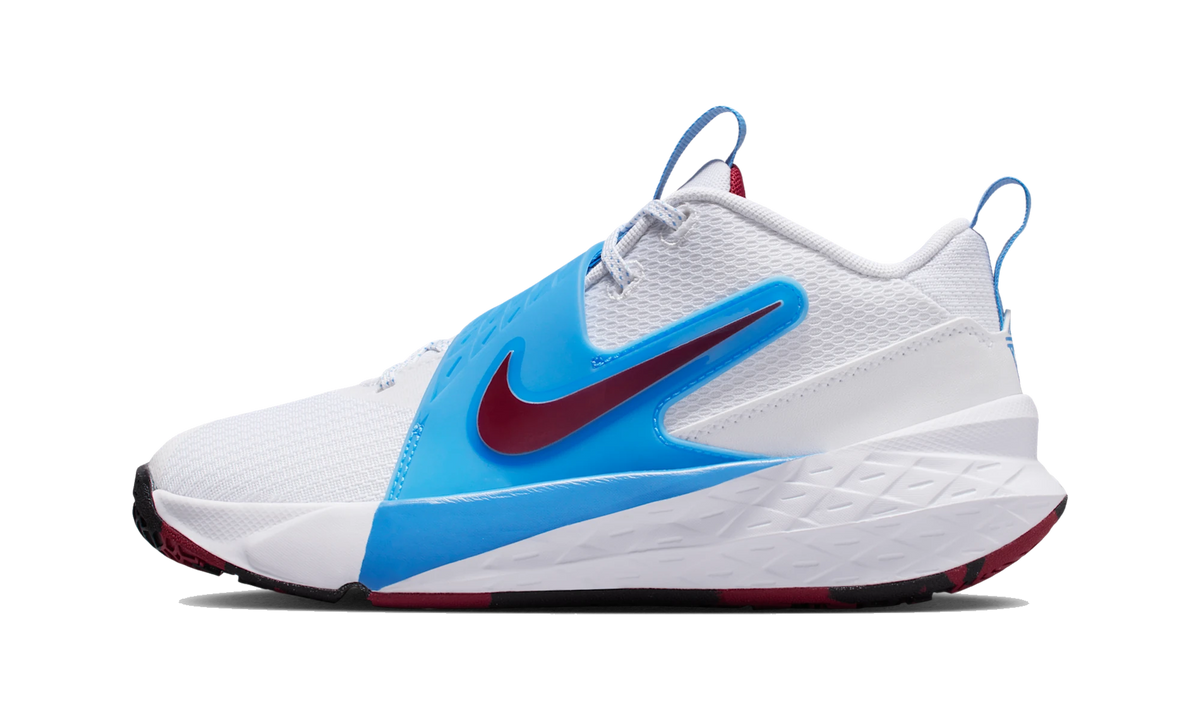 Nike Team Hustle D 12 White University Blue Black Team Red