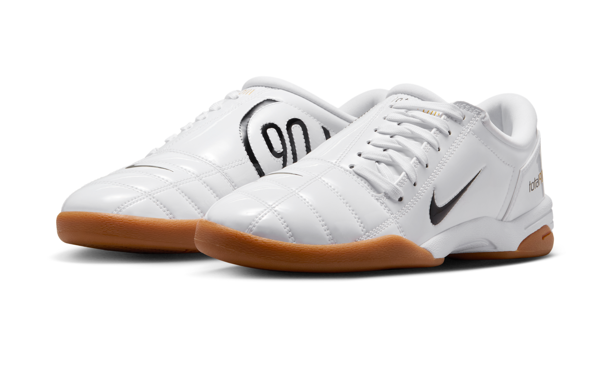 Nike Total 90 3 Patent White Black