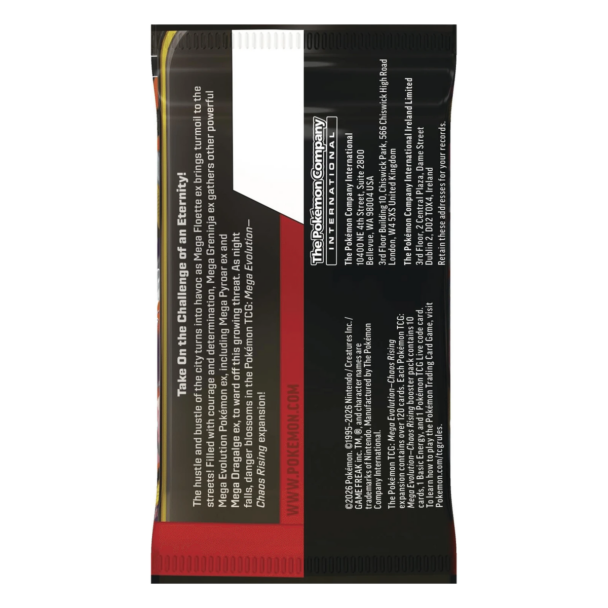 Pokémon TCG Chaos Rising Booster