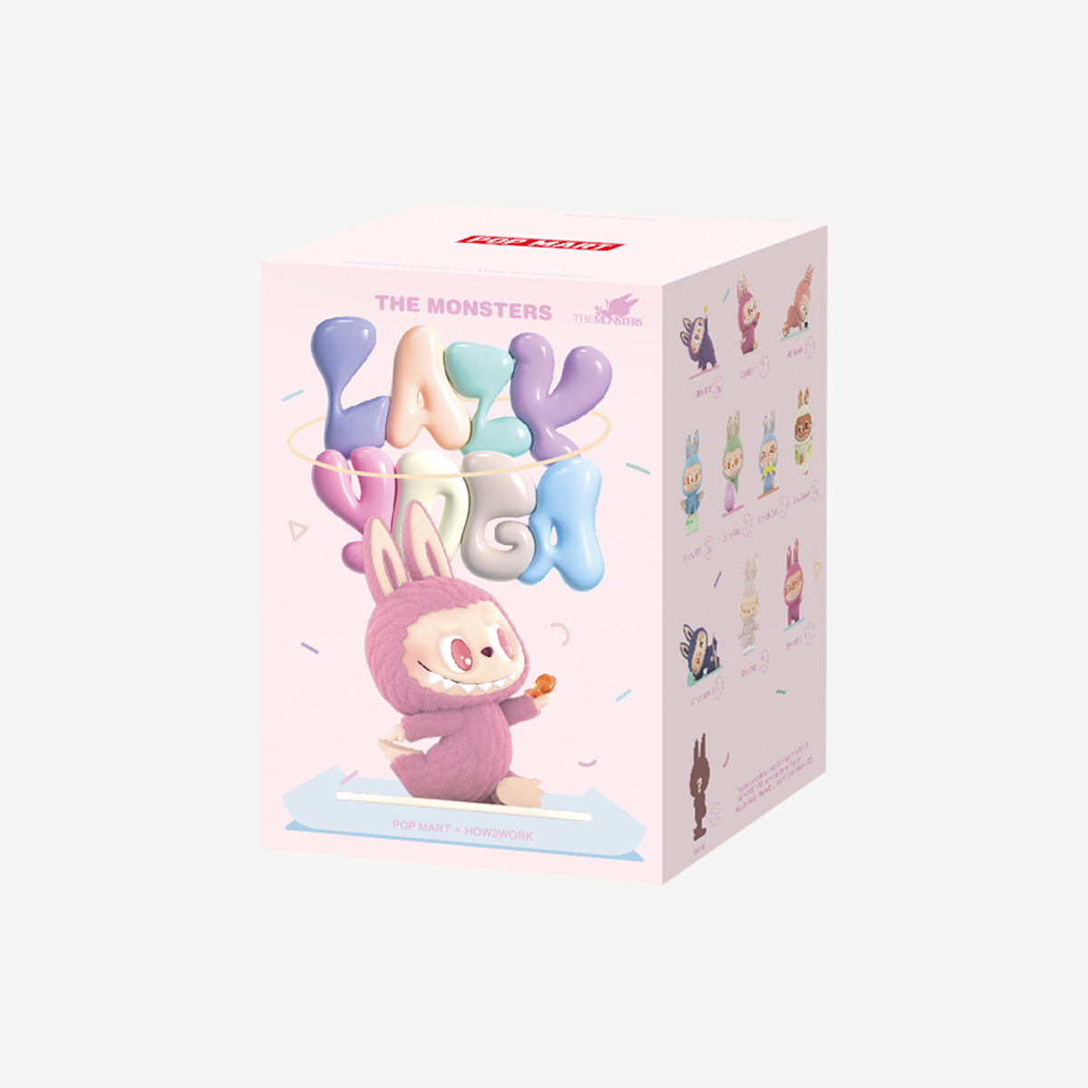 Pop Mart Labubu The Monsters Lazy Yoga Series Figures