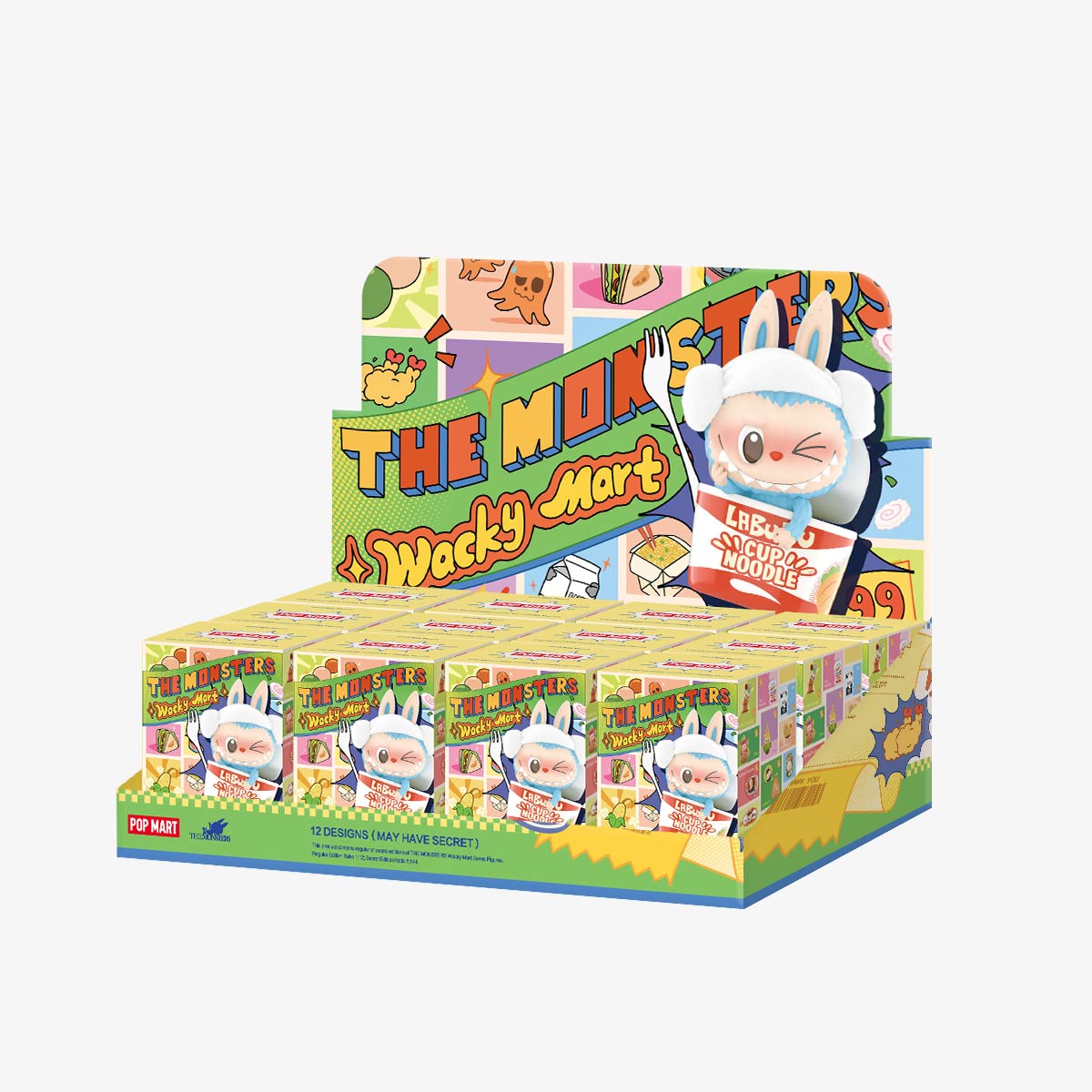 Pop Mart Labubu The Monsters Wacky Mart Series Figure Blind Box