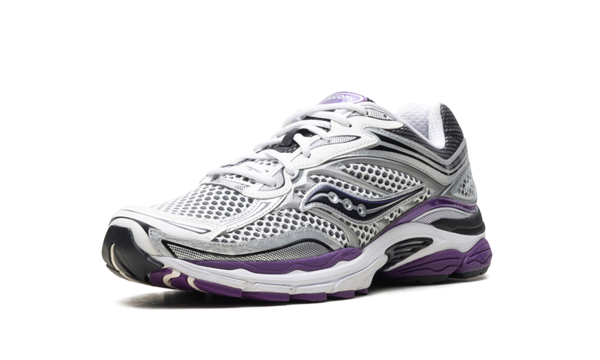 Saucony ProGrid Omni 9 White Black Silver Purple
